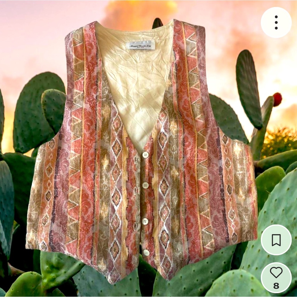 90s vintage western vest